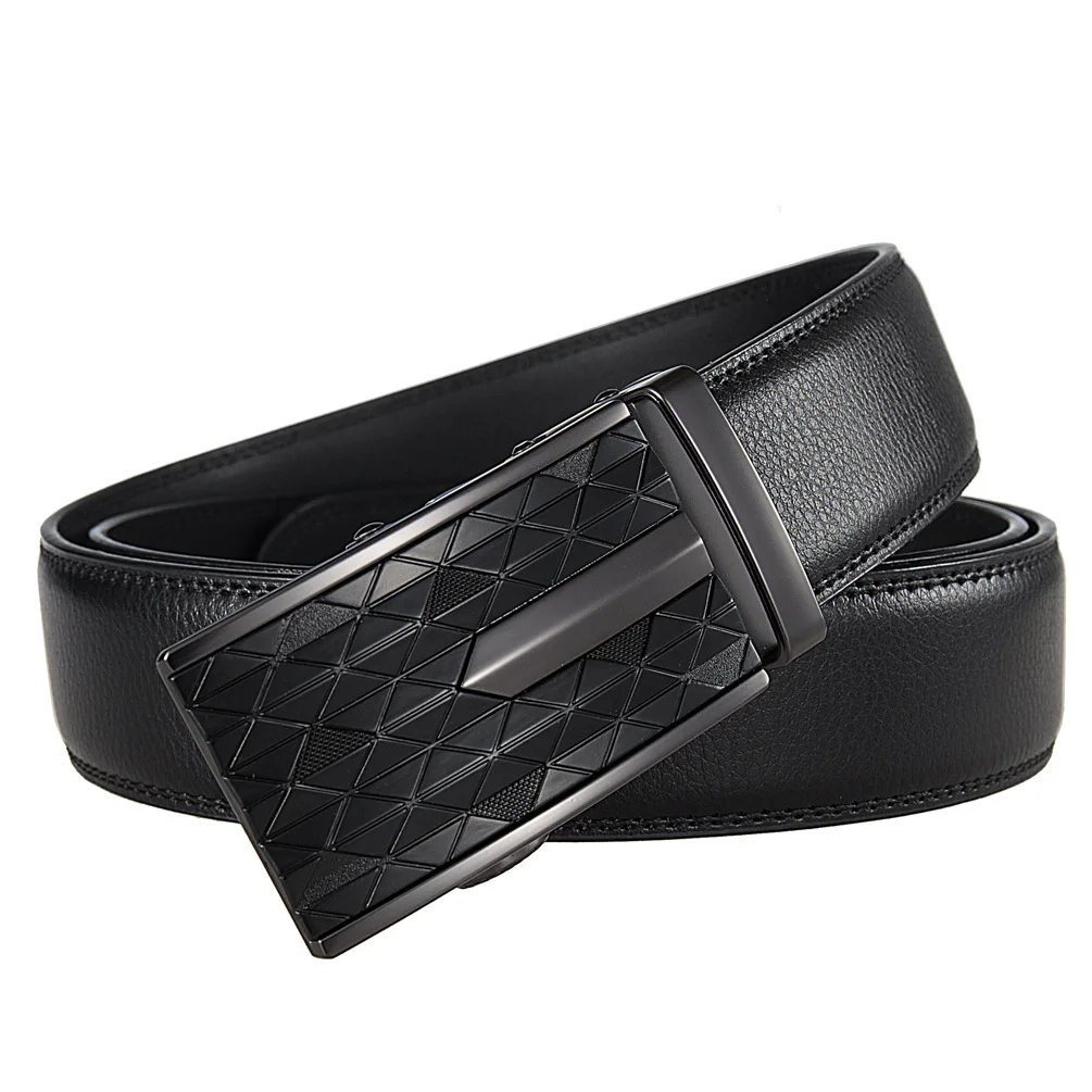 New Hot Selling Men Belt Fashion Alloy Automatic Buckle Belt Business Affairs Casual Decoration Belt Men's Belts LY136-25876-1