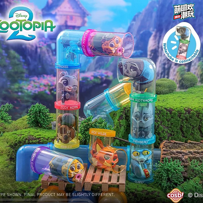 

Аутентичные горячие игрушки Disney Zootopia 2, слепая коробка, коллекция Cosbi, украшения, фигурки аниме, модель, загадочная коробка, орнамент, игрушки, подарки