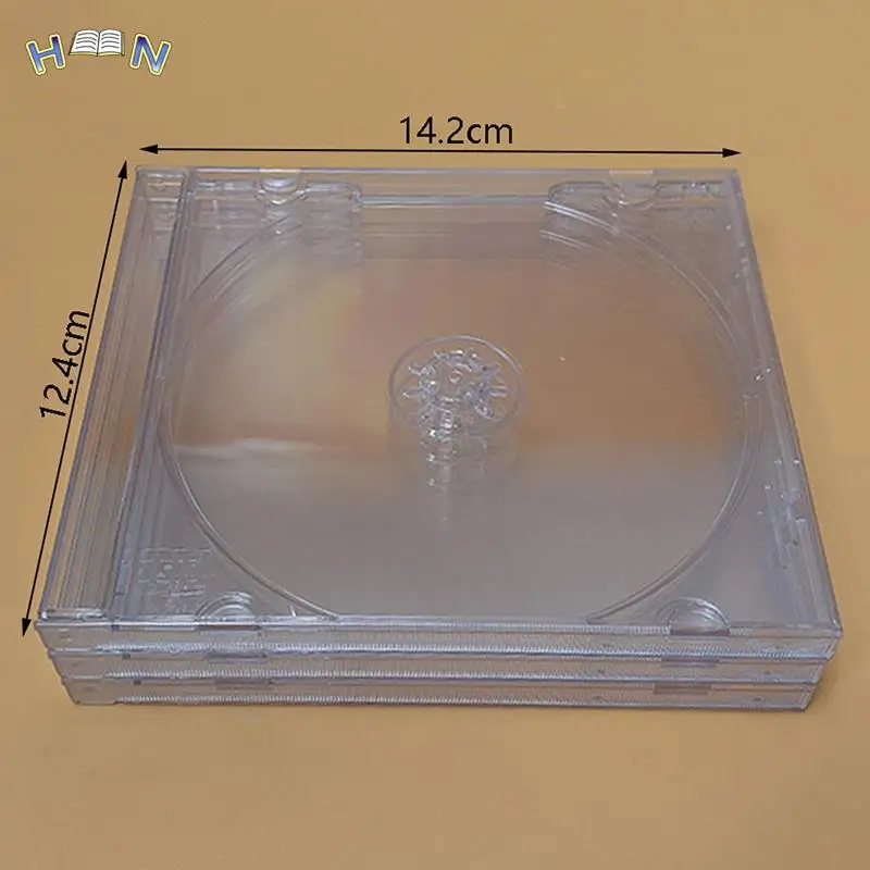 1PCS ReadStar Transparent Plastic Single Piece disc case CD case, thickened CD DVD disc box, Disc box