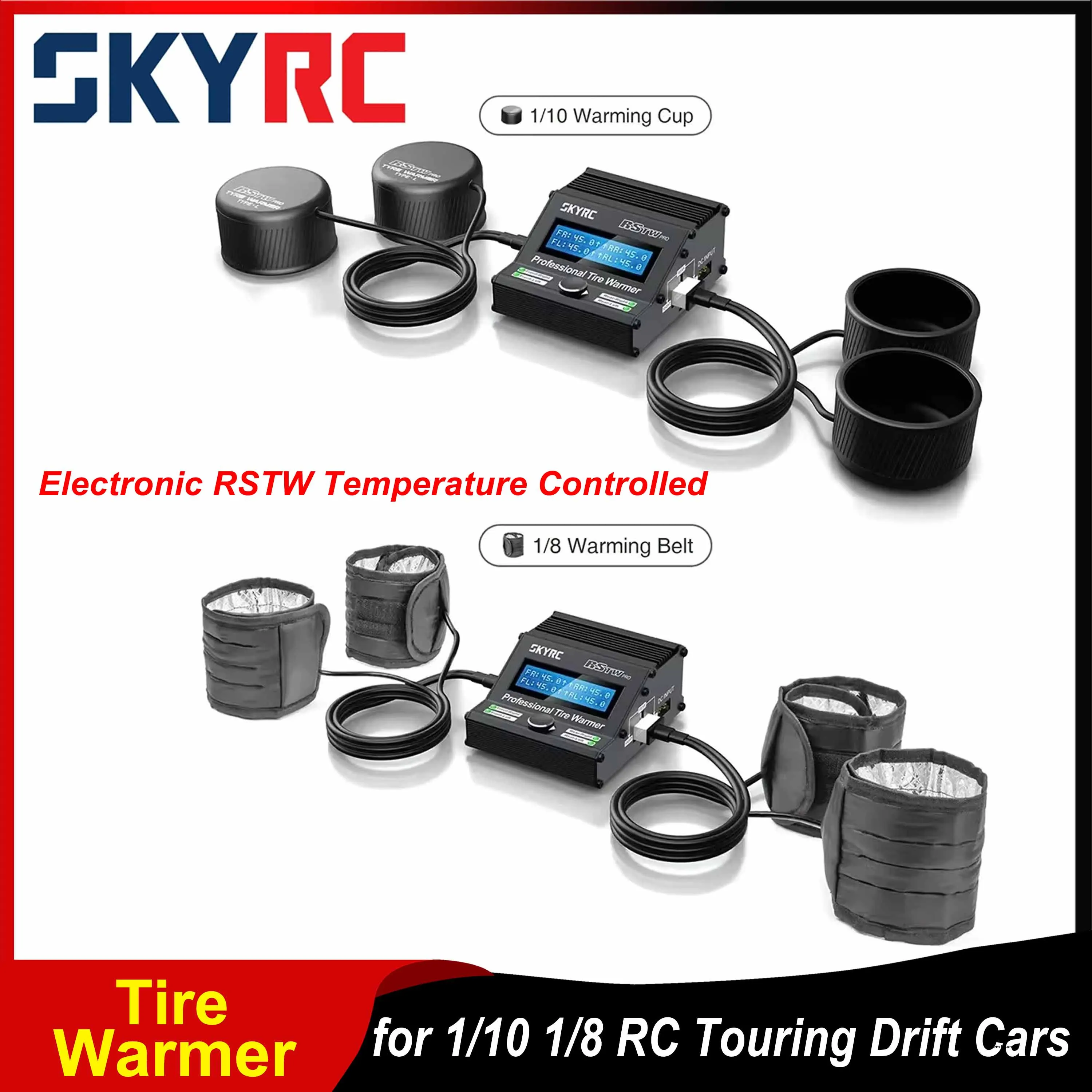 

Электронный подогреватель шин SKYRC MCU RSTW с контролем температуры для 1/10 1/8 RC электрических туристических автомобилей гоночные аксессуары для дрифта