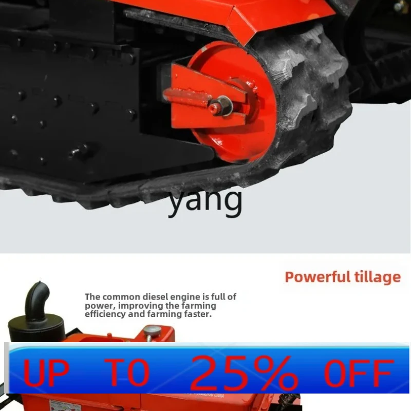 LMM  crawler small trenching micro-tiller self-propelled multi-functional tiller