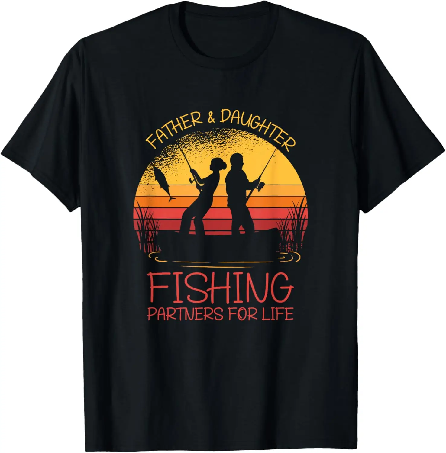 Father & Daughter Fishing Partner For Life Best Father's Day T-Shirt