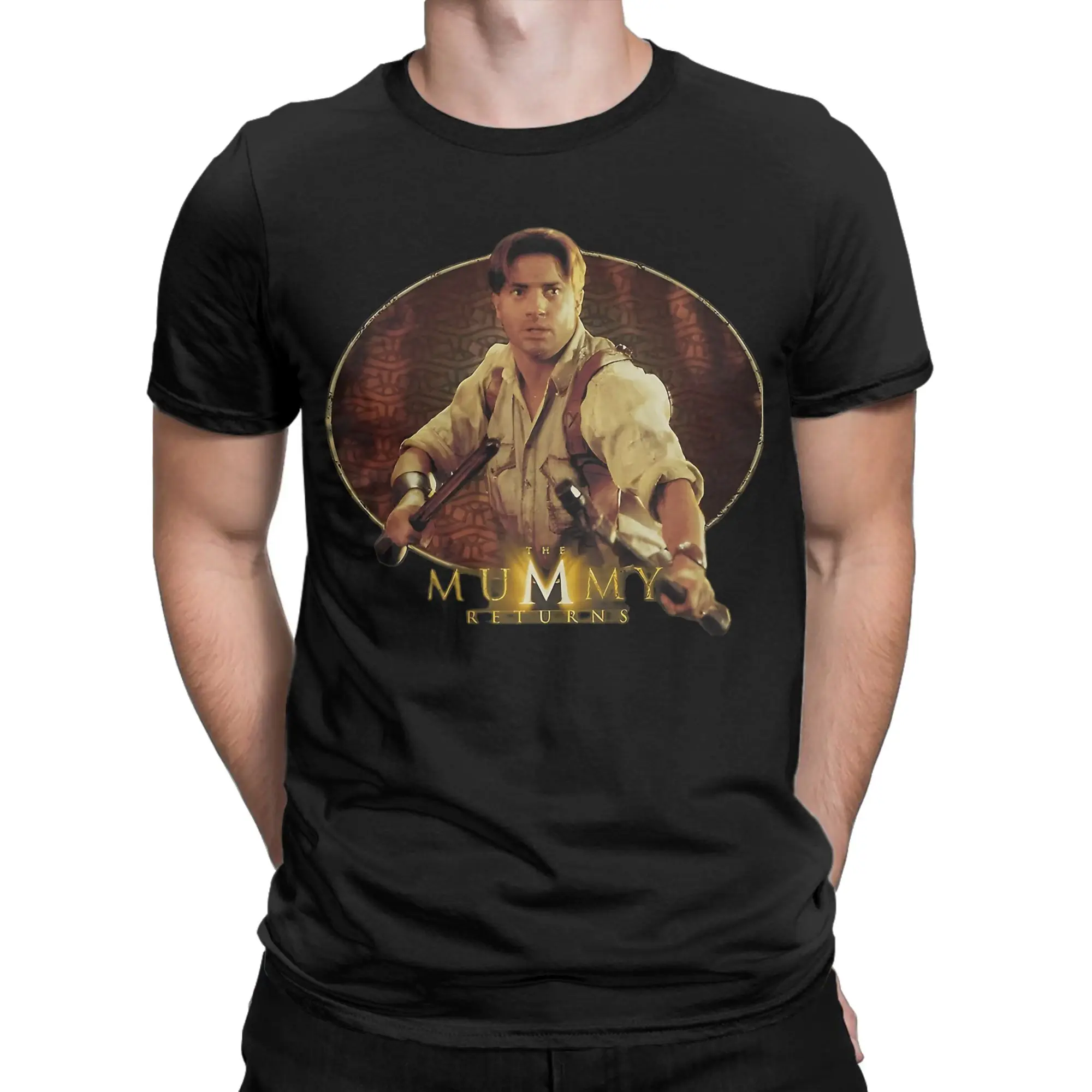 Men Women Action Funny The Mummy Horror T Shirt  Pure Cotton Clothing Novelty Short Sleeve Round Collar Tees 4XL 5XL T-Shirts