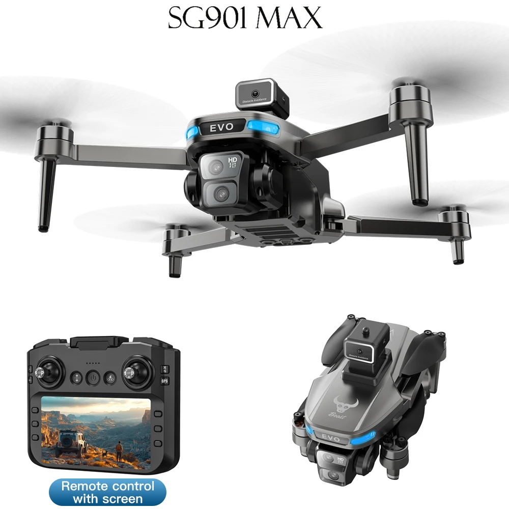 SG901 MAX Drone profesjonalny 5G GPS Dron fotografia lotnicza kamera HD unikanie przeszkód sterowanie ekranem Quadcopter zabawka dla dzieci