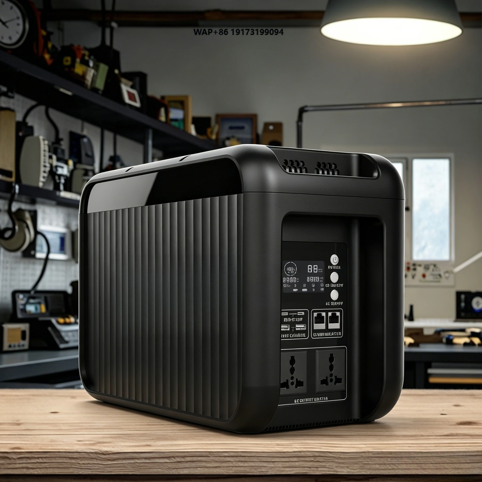 Additional Power Portable Power Station Chinese Version 1800W 1024Wh LiFePO4 Black 220 Remote Con SUPSRSAFE