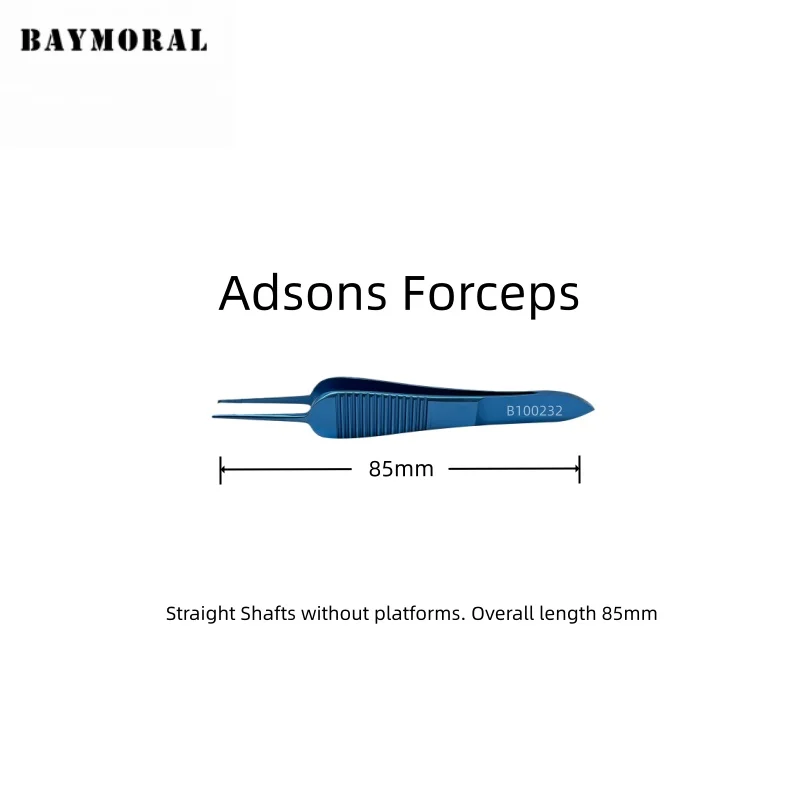 أدوات طب العيون Adsons Forceps تيتانيوم #1