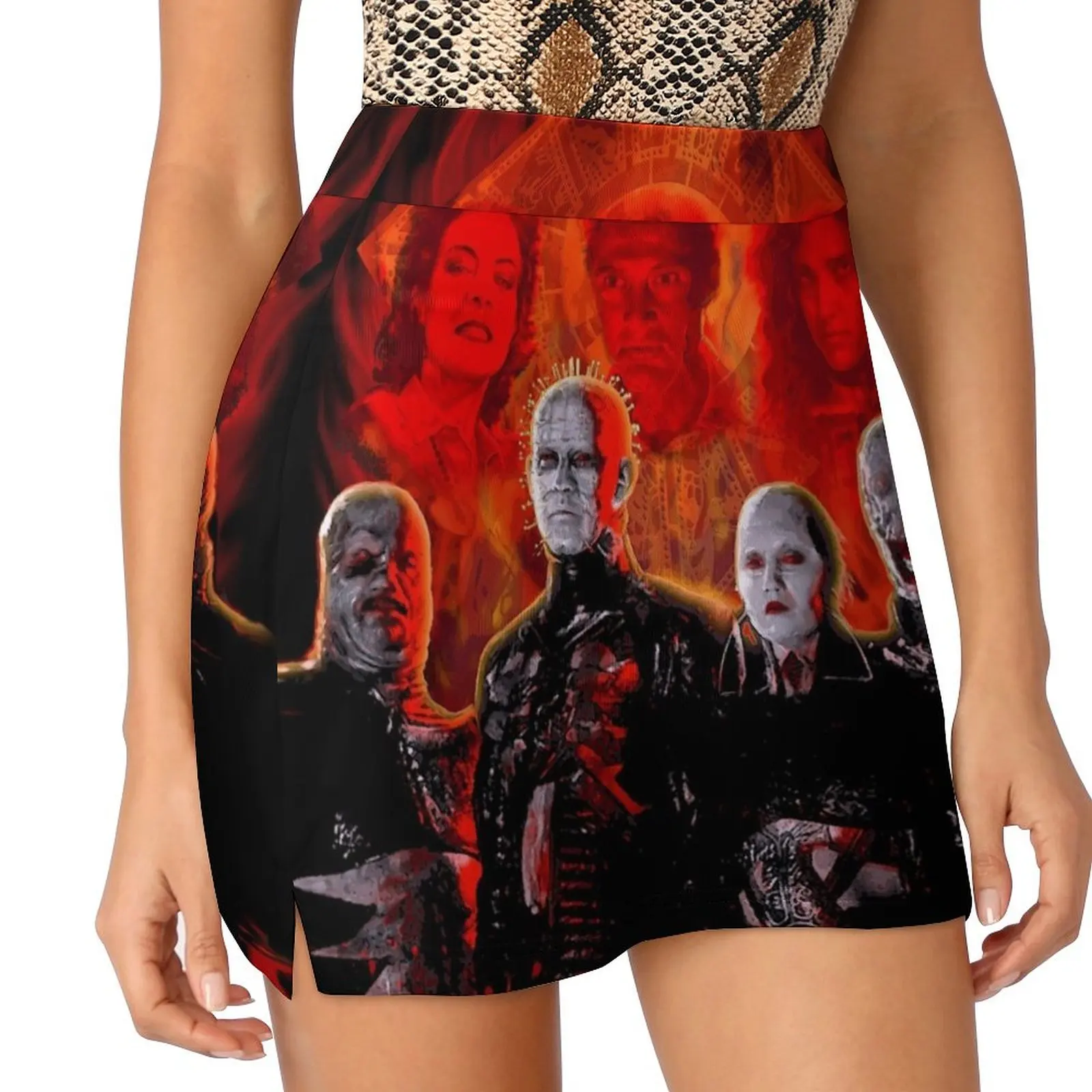 Cenobites Pinhead Puzzle Box Mini Skirt women clothes japanese style