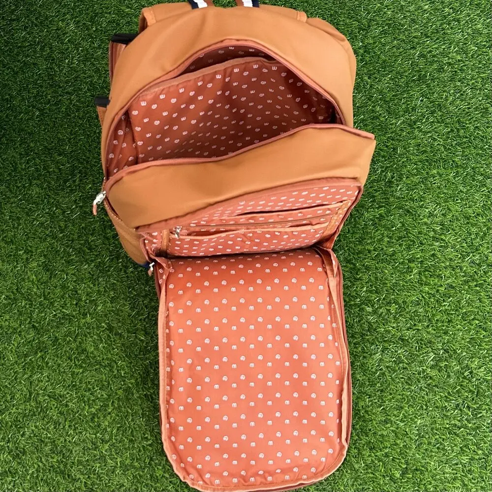 Wilson Roland Garros Clay Tennis Bag French Open Commemorative Tour Tennis Racquets Backpack Max For 2 Rackets With Compartment