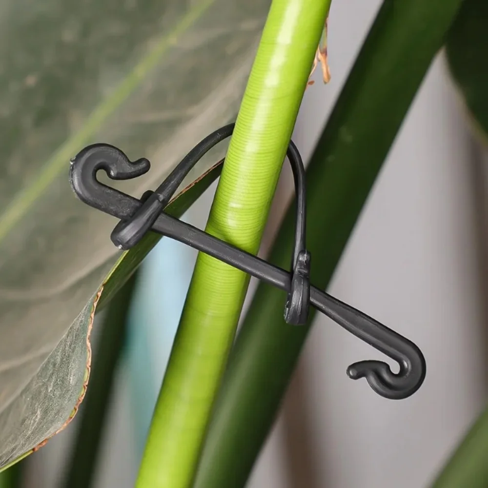 50/200/300Pcs Plant Vine Binding Clip Garden Plants Fixed Clip Buckles Tomato Vegetable Grape Support Vine Clip Fixed Plant Clip