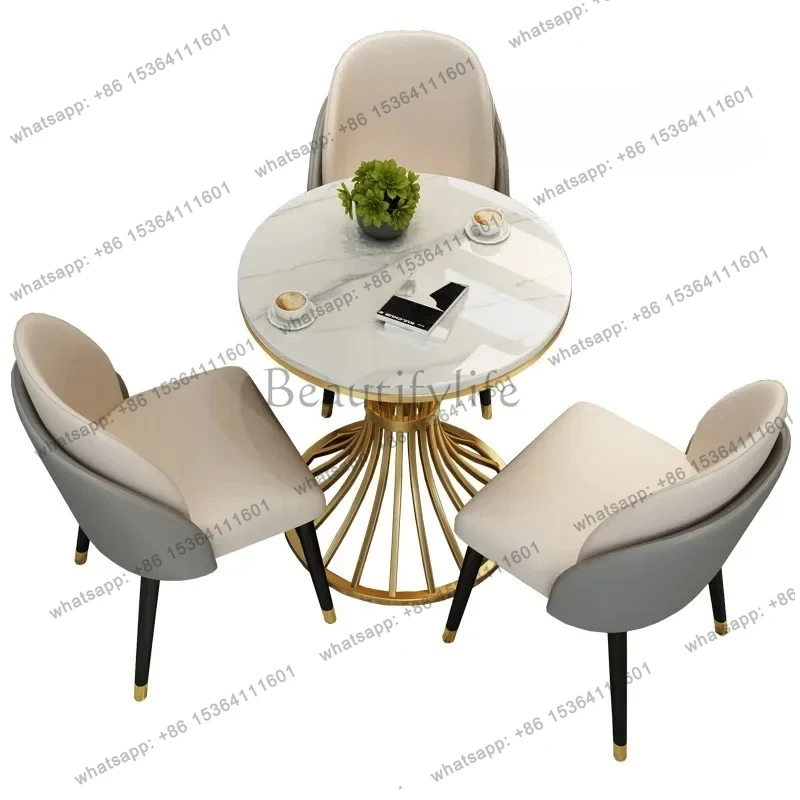 

pg45Nordic negotiation table and chair combination cafe milk tea shop leisure table and chair