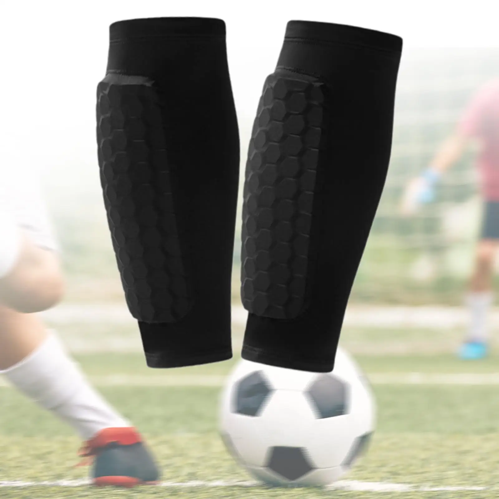 

Soccer Shin Guard for Men Women Calf Protection Football Leg Sleeve for Tennis