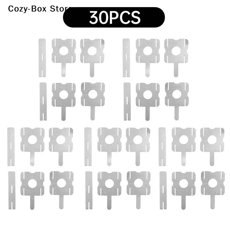 [ZY]30Pcs Polygonal Battery Nickel Sheet 18650 Lithium Battery Nickel Sheet For Spot Welding Machine Batteries Connection Sheets