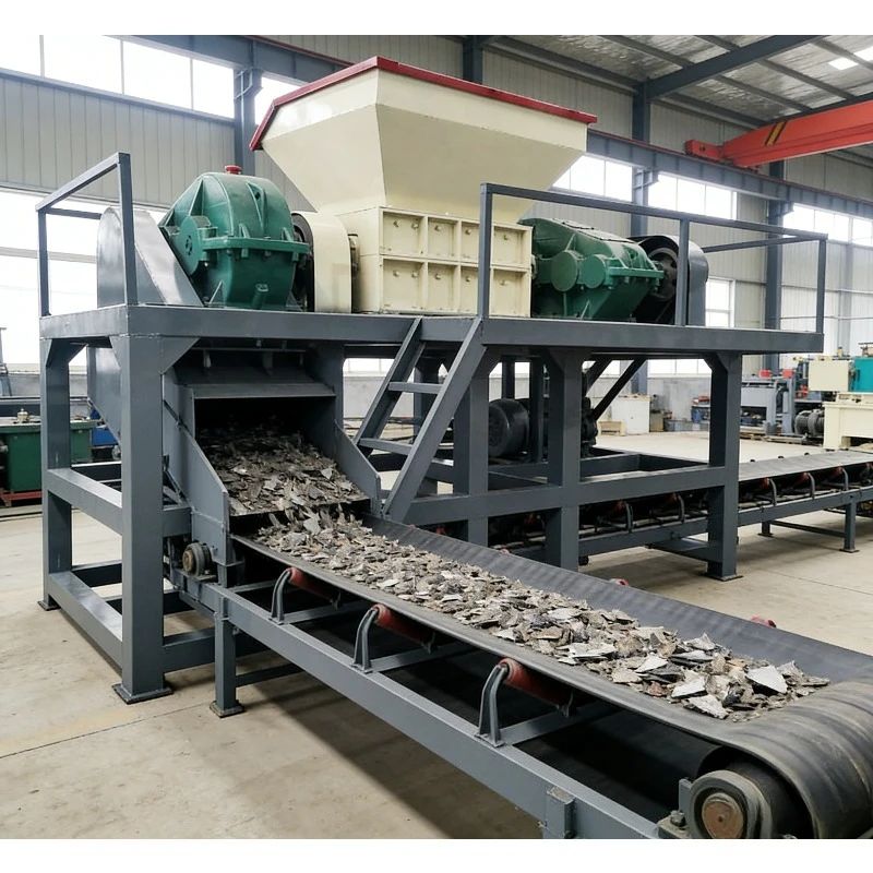 High Performance Dual Shaft Shredder Metal Tire Plastic Shredder Durable Shredder Equipment