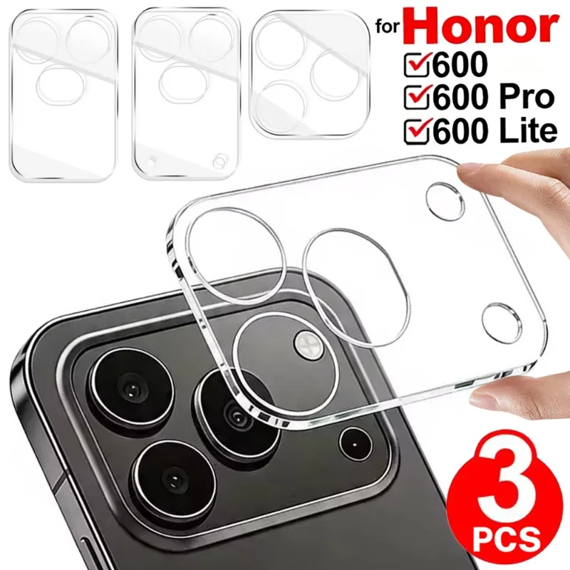 

1/2/3Pcs for Honor 600 600Pro 600Lite 5G Global HD Clear Camera Lens Protective Tempered Glass Anti-scratch Cover Glass Films