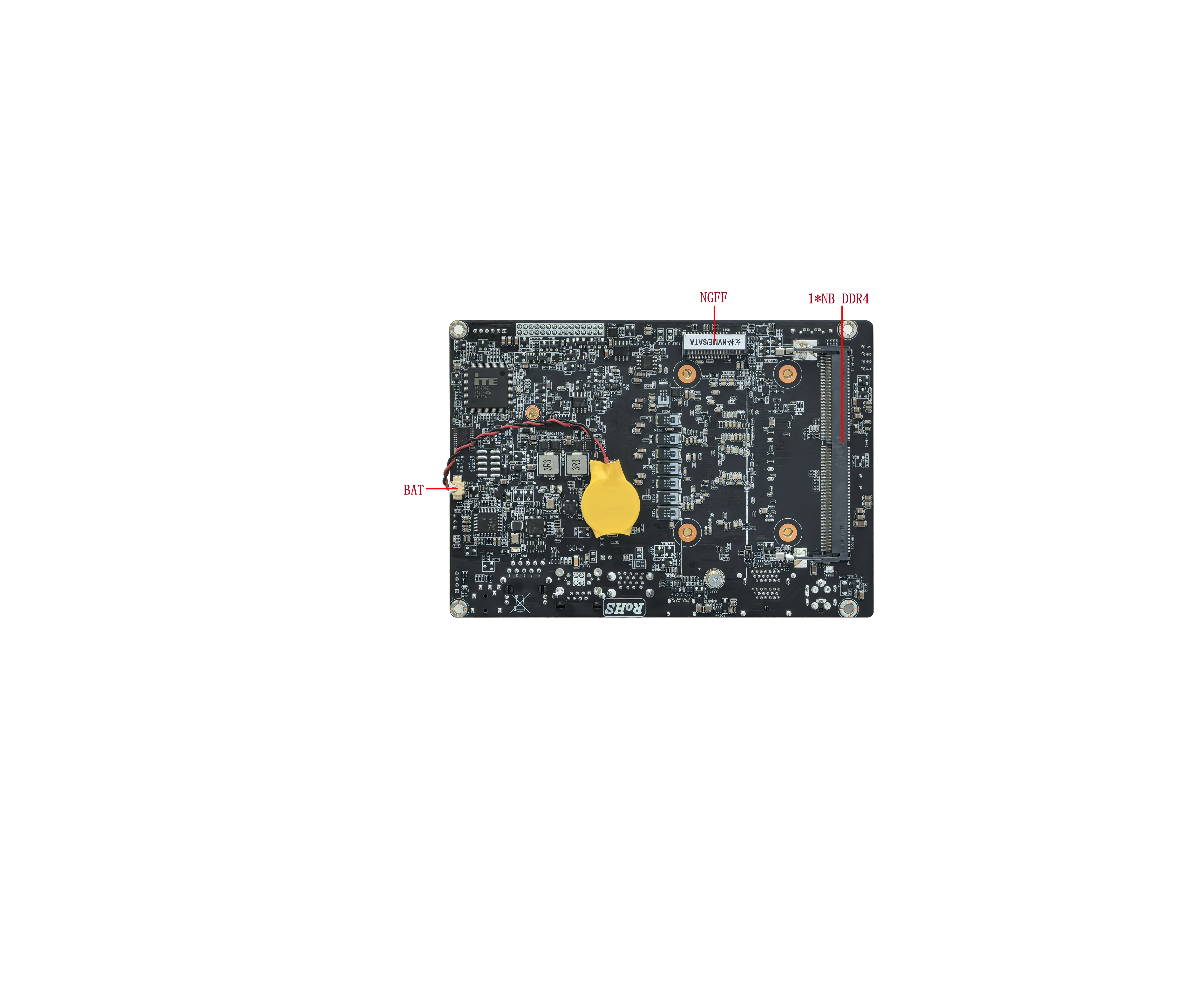 2024 DDR4 32GB  3.5inch Motherboard with ATX Power Supply for Computer Support M.2 WIFI for Business Design