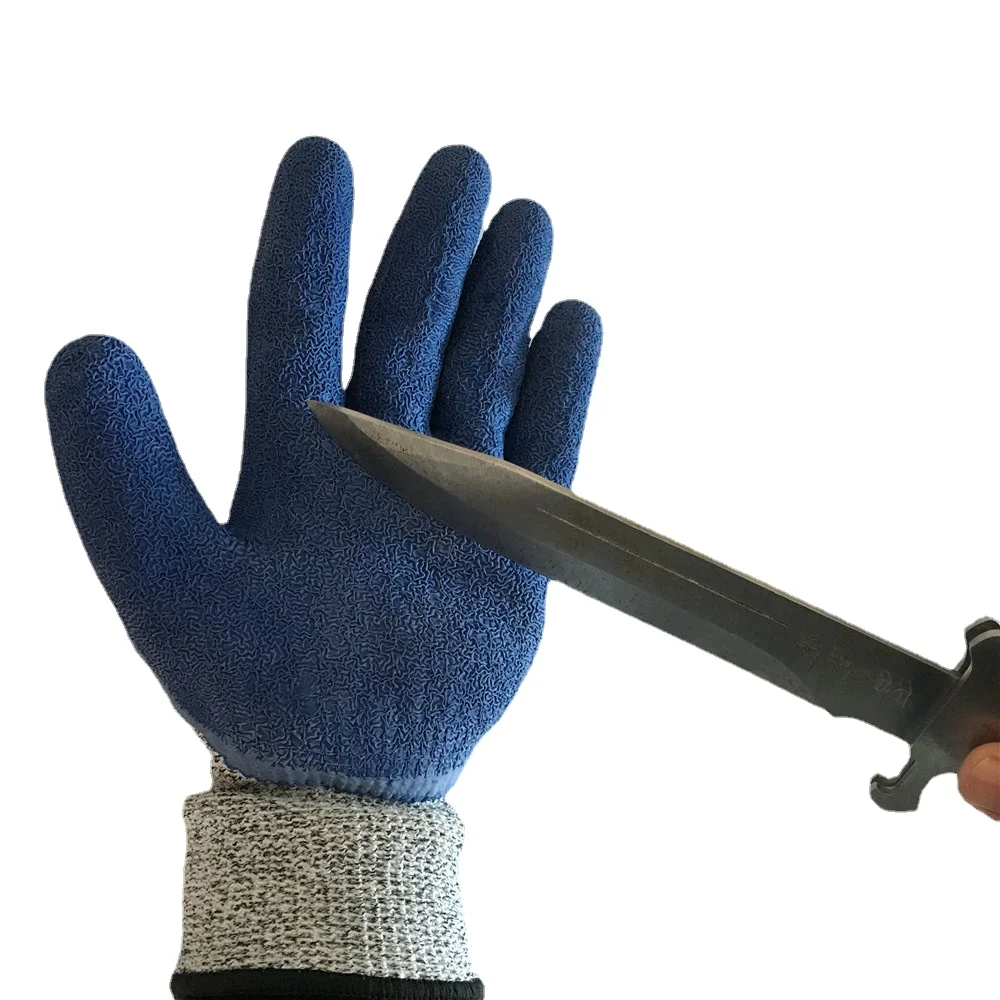 Gants de sécurité anti-coupure et anti-crevaison, résistants à l'usure, anti-lame, trempage de jardin et anti-isoto d'huile, 1 paire