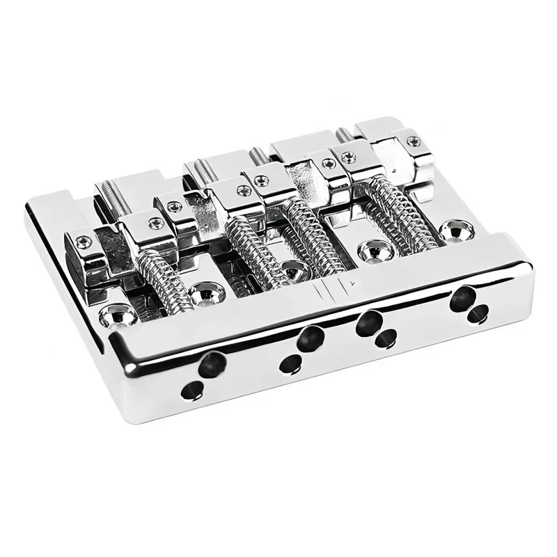 Fanta HiMass Bass Bridge - 4-String Professional Draw Plate Assembly for Bass Instrument Modification