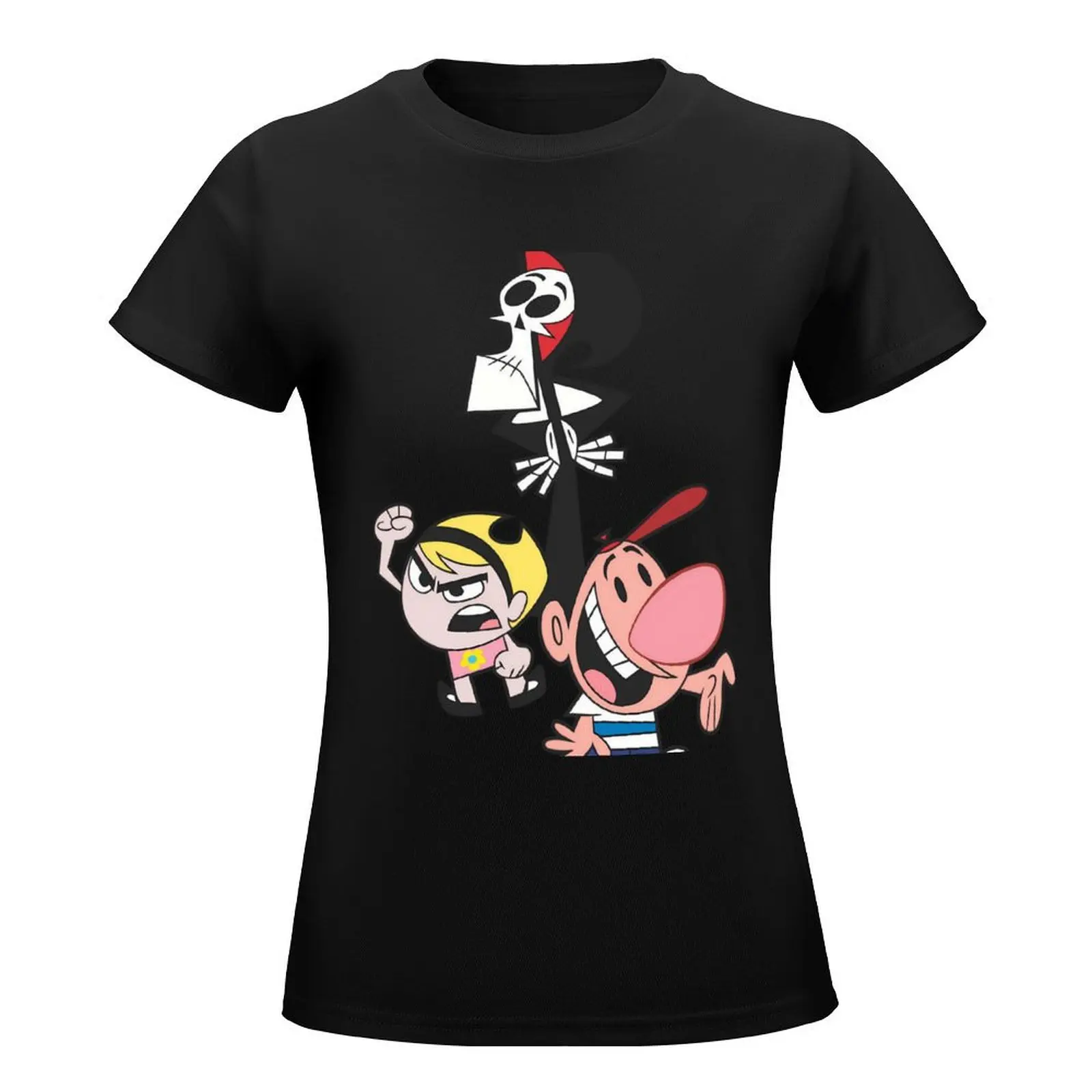 The Grim Adventures Of Billy And Mandy T-Shirt female summer clothes t shirts for Womens