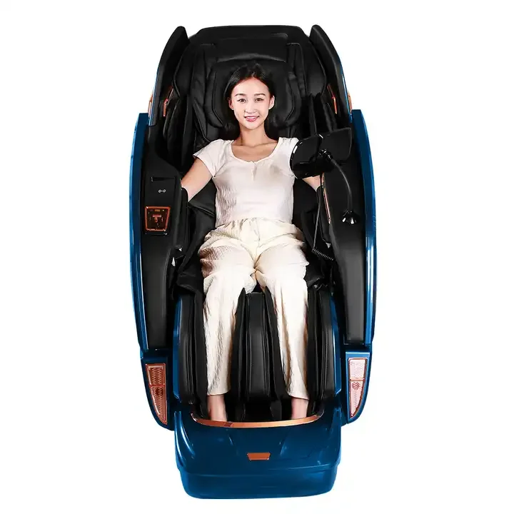 Massage Chair 4D with Stretch Full Body Massage with Voice Control,Heating,LCD Remote Control,Foot Roller Massage Chair