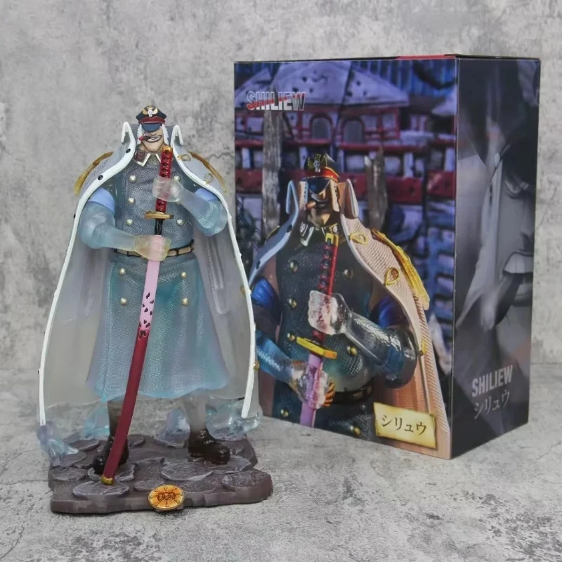 30cmone peça gk substituto transparente homem chuva luffy figura de ação blackbeard gang ressonância série modelo colecionável brinquedo presente