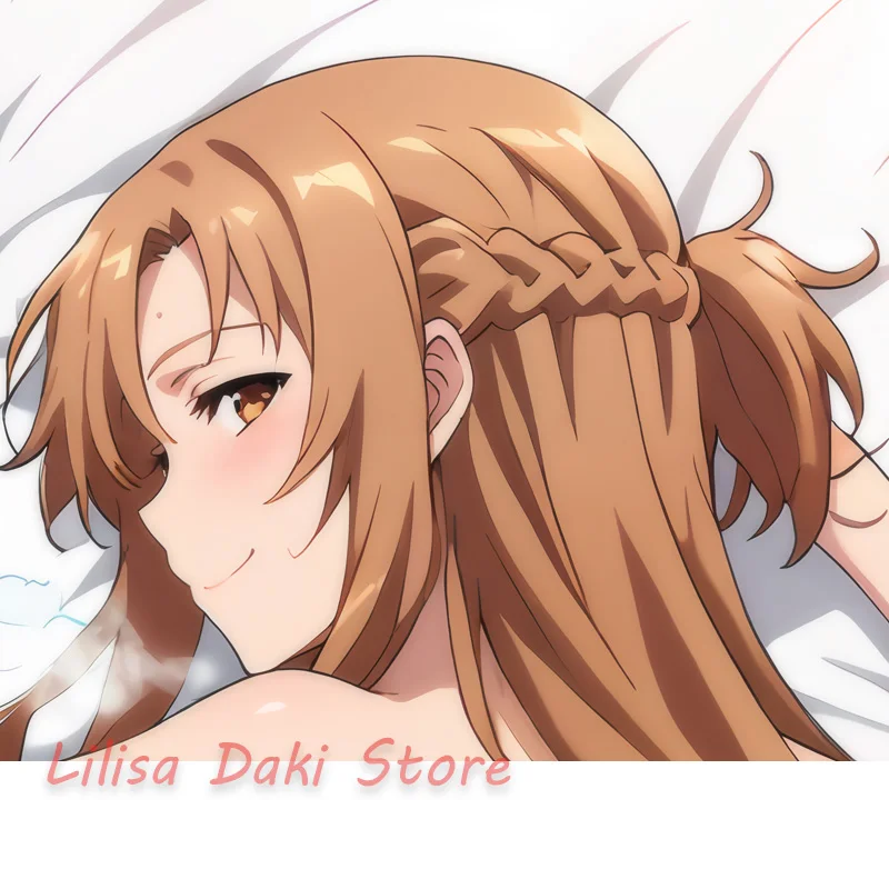 Dakimakura Yuuki Asuna Body Pillow Cover Double-Sided Print Anime Life-Size Pillowcase Gifts