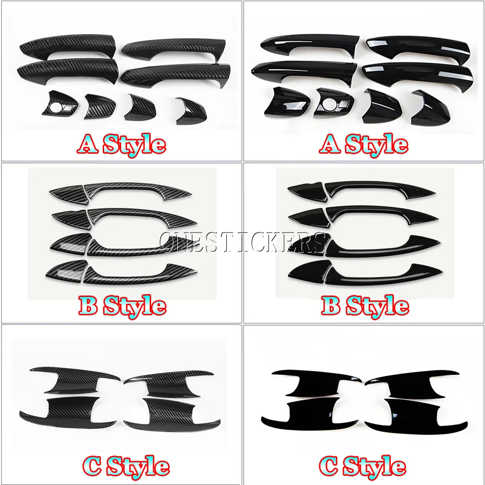 For Mercedes Benz A CLA GLA Class W176 C117 Coupe W117 X156 2013-2019 Car Accessories Exterior Door Handle Bowl Trim Cover Frame