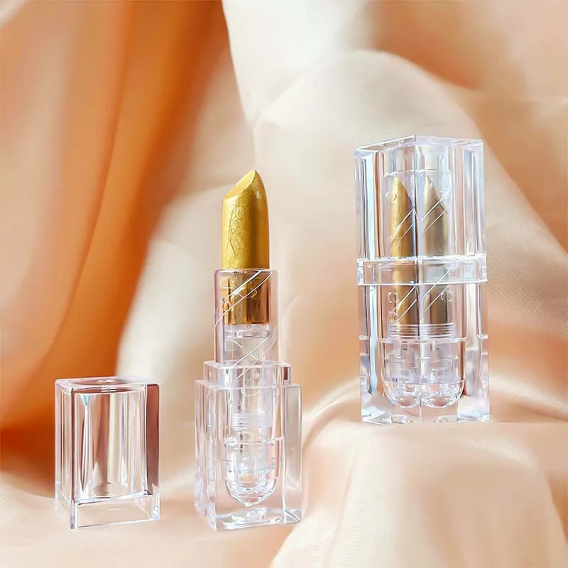 Glitter Black Lipstick Waterproof Long Lasting Sexy Gothic Lip Gloss Velvet Matte Brown Purple Lip Tint Dark Lips Makeup Women