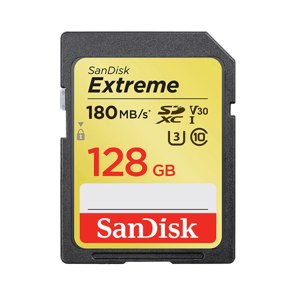 SanDisk-울트라/익스트림/익스트림 프로 SD 카드, 32GB 클래스 10 SDHC 플래시 메모리 카드 64GB 128GB 256GB SDXC C10 SD 카드 U3 V30 4K UHD