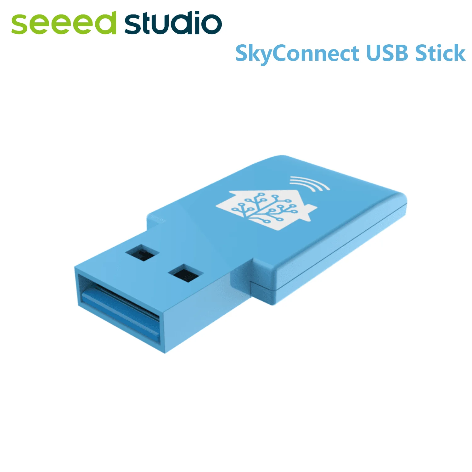 Оригинальный зеленый USB-накопитель SkyConnect Home Assistant, совместимый с Zigbee/Thread/Matter, идеально подходит для умного дома