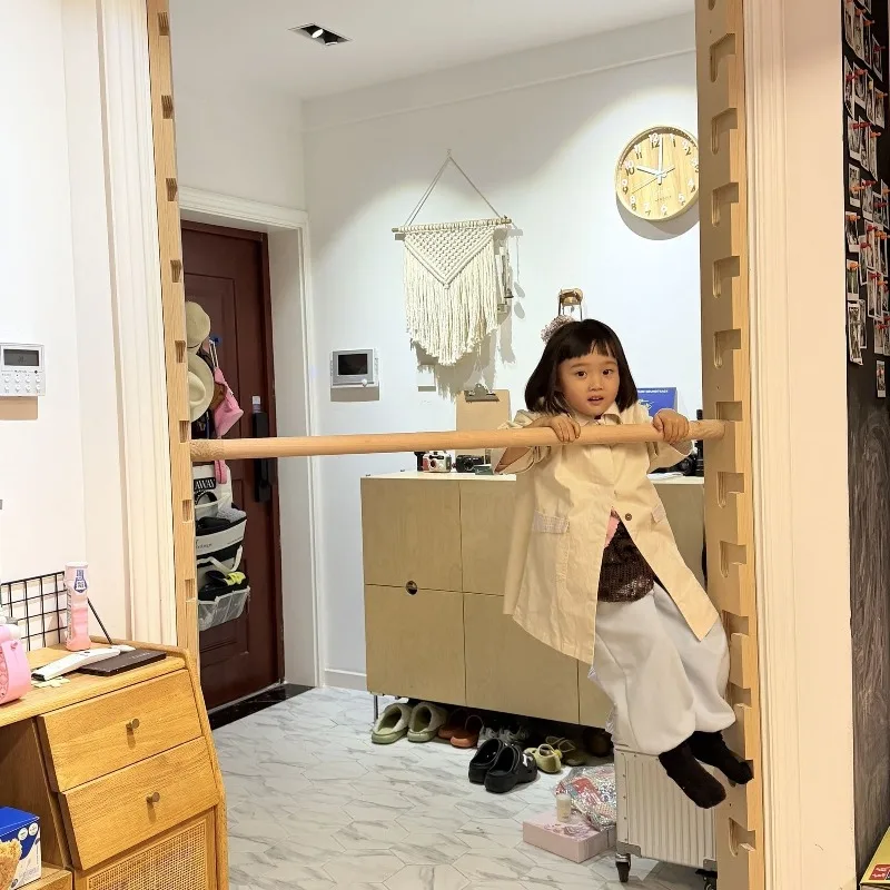 Door frame balcony No punching Door frame Fitness rack Household pull-up Adult indoor stretching exercise Horizontal bar