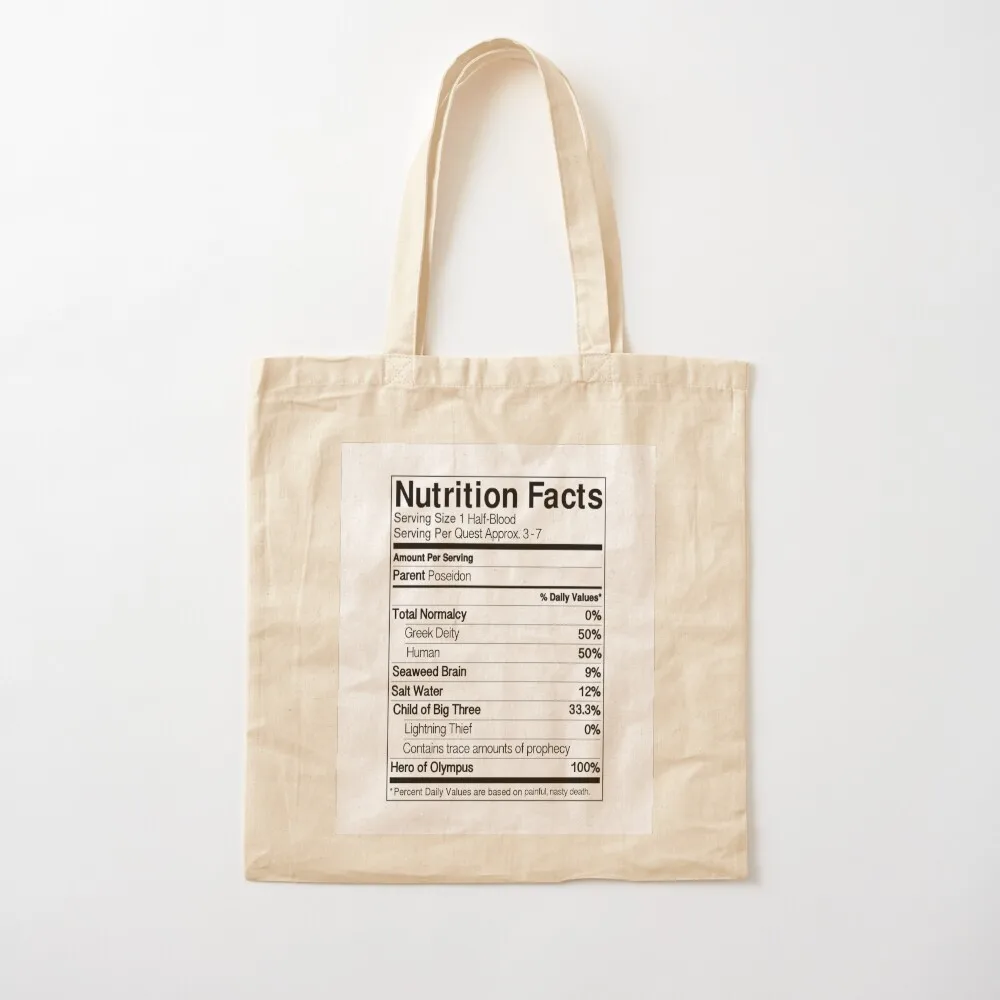 Half-Blood Nutrition Guide (Percy) Tote Bag great bag sacs de shopping Shopper handbag