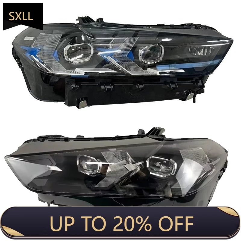 

SXLL Suitable for X5 G05 X6 G06 Laser Headlamp 19-24 G05 New High-end Blue Bottom Light Emitting Diode Laser Automotive Headlamp