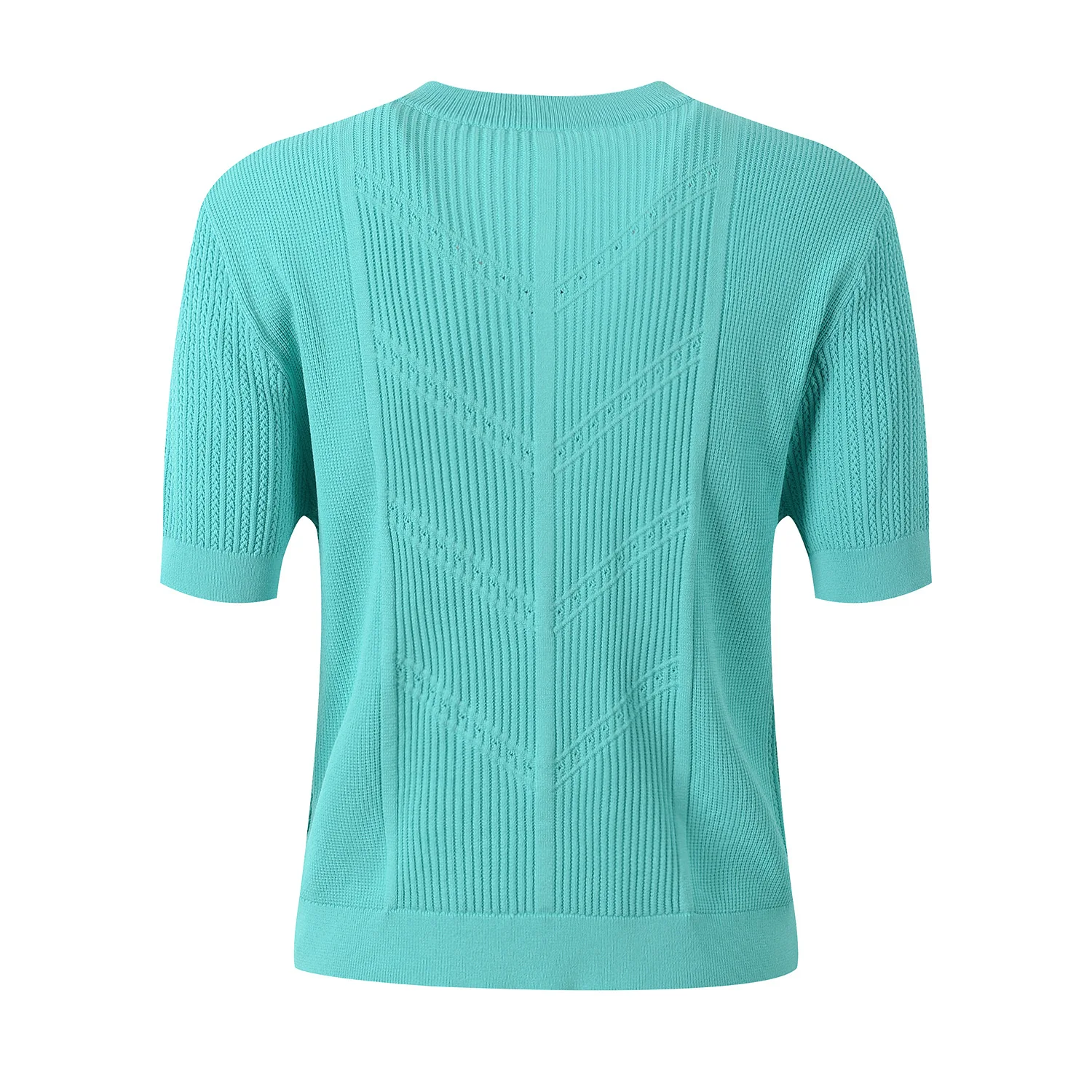 ZJYT Summer Fashion Women Knitted Cardigans Tops Sweaters Short Sleeve O Neck Metal Buttons Knitwears White Jersey Mujer 2024