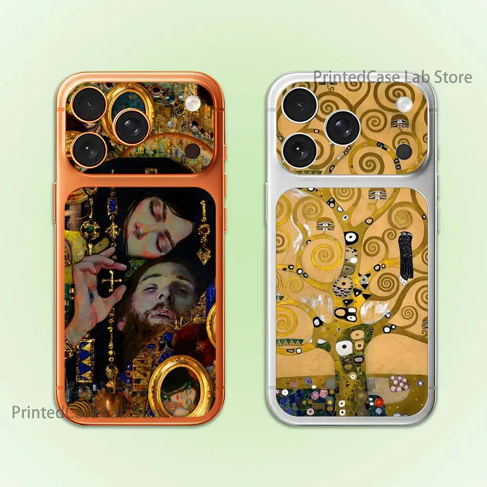 

The Art of Gustav Klimt Back Films Phone Skin Back Stickers Decorative Film for 17Pro Max Sreen Protector