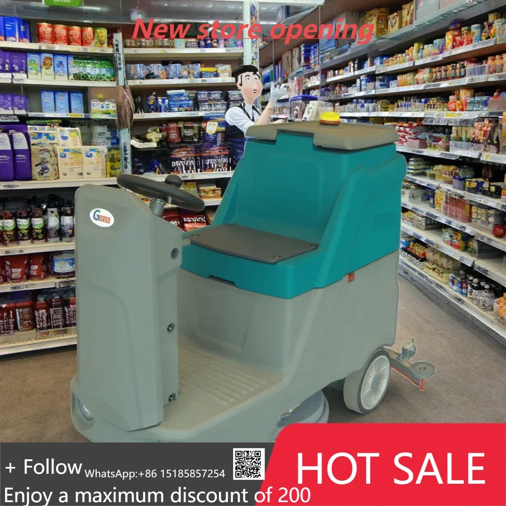 

GS560 Электрические скребберы для пола, машины для чистки, самоочищающиеся всасывающие машины для использования в ресторане, новый состояние