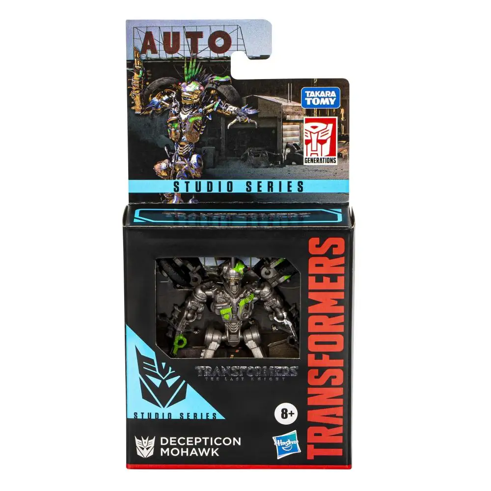 Original Transformers Toys Studio Series Core The Last Knight Decepticon Mohawk, figura de acción de conversión de 3,5 pulgadas