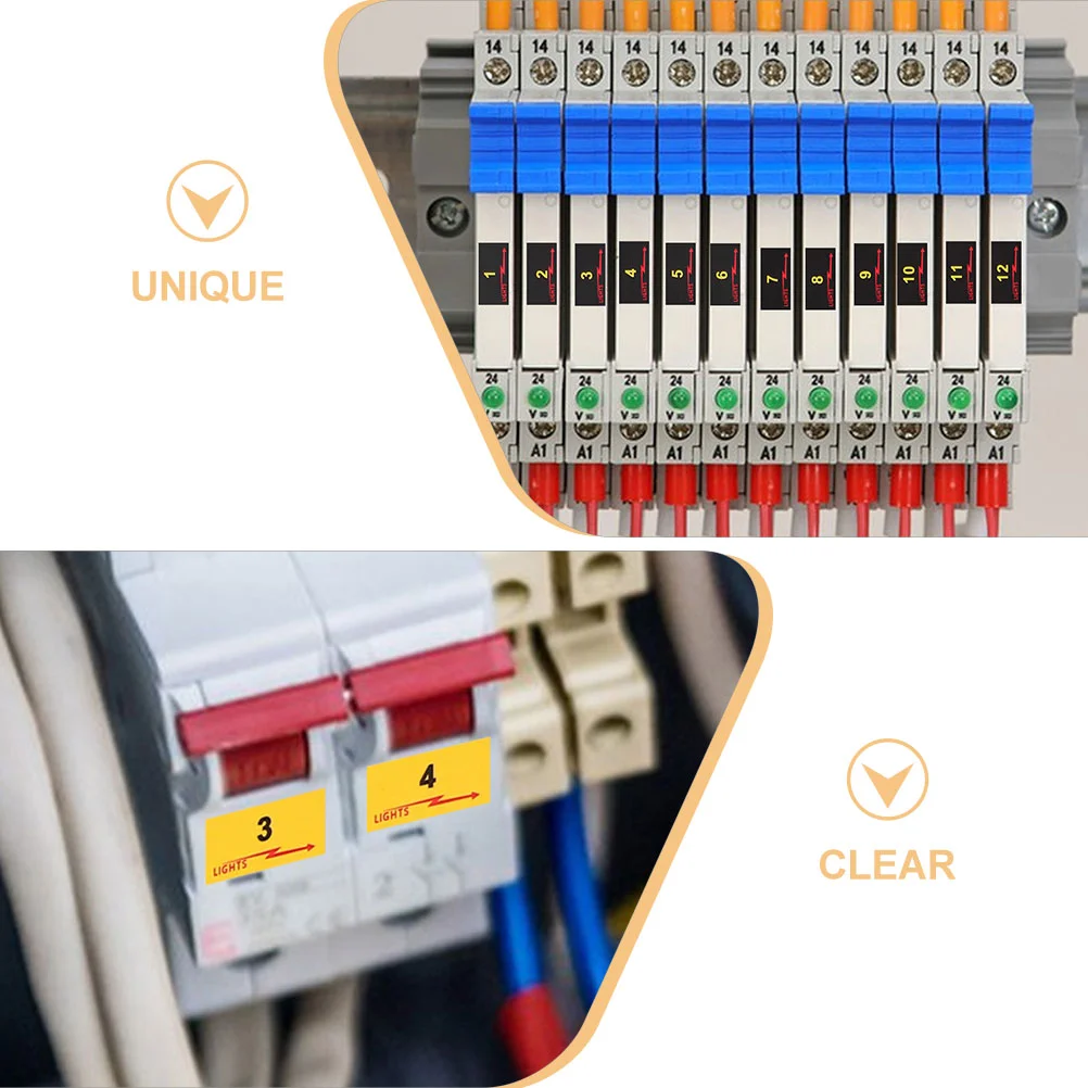 Electrical Accessories Label Stickers Self-adhesive Circuit Breaker Labels Panel