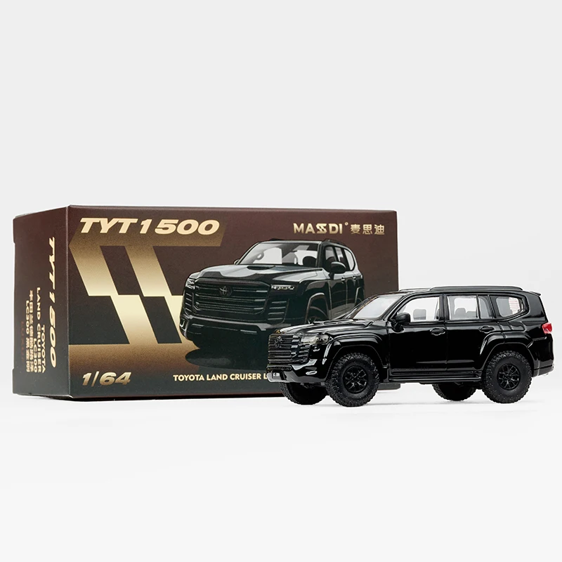 MASSDI Alloy 1/64 TYT1500 LAND CRUISER LC300 Car Model Static Collection Decorated Holiday Gifts Toys