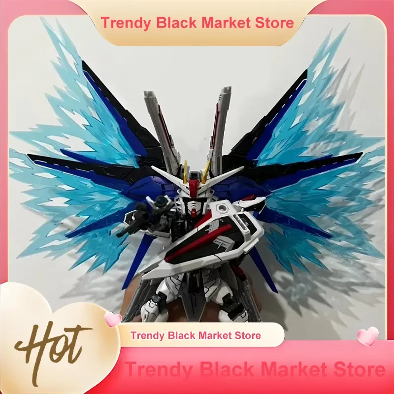 MGSD Freedom ZGMF-X10A Mech Bausatz Modellbausatz Actionfigur Lichtflügel-Effekt Teile Desktop-Dekoration Puppe Jungen-Puzzle Spielzeug Geschenk