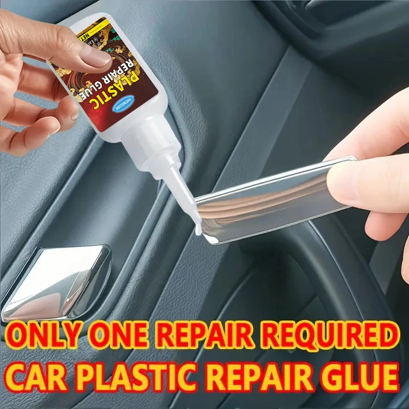 Seamless Gel Adhesive - High Viscosity Transparent Non-Drip Glue for Car Repairs, Headlight Sealant, Fast-Drying Elastic Long-Lasting