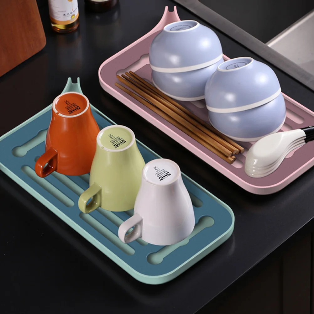 

Plastic Drainer Tray Household Drying Rack For Kitchen Fruits Vegetables Drainage Dish Draining Tray Convenient Storage