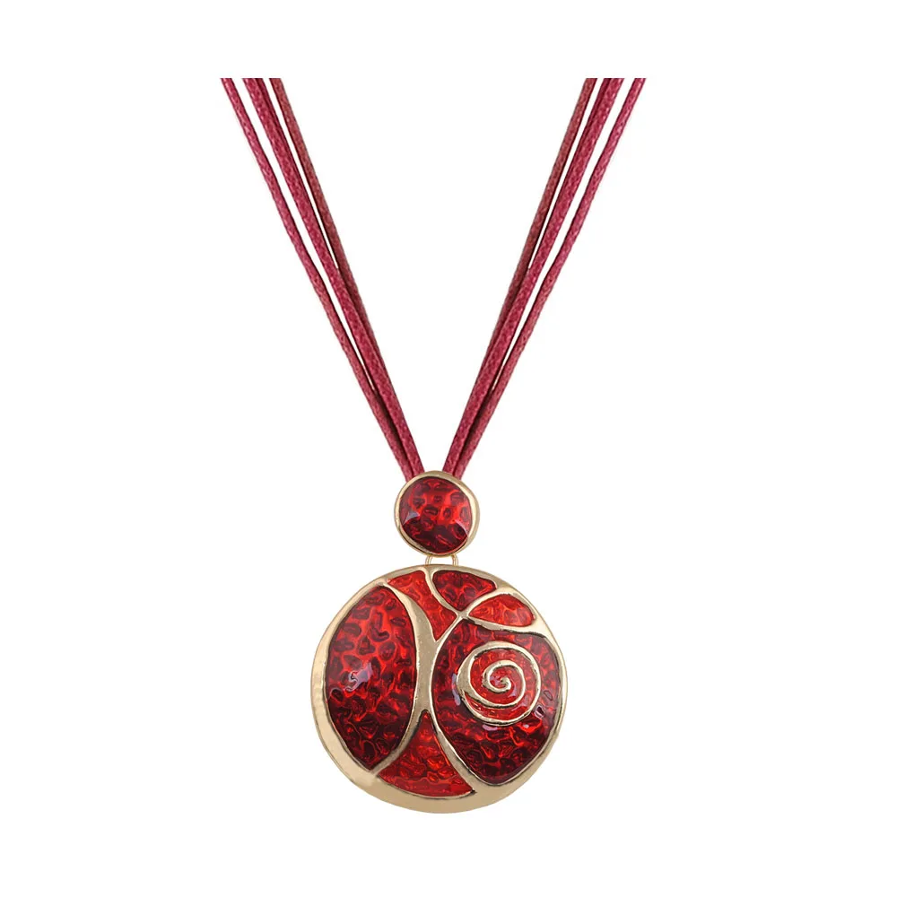 Pendant Necklace for Women Enamel Party Steampunk Style Jewelry