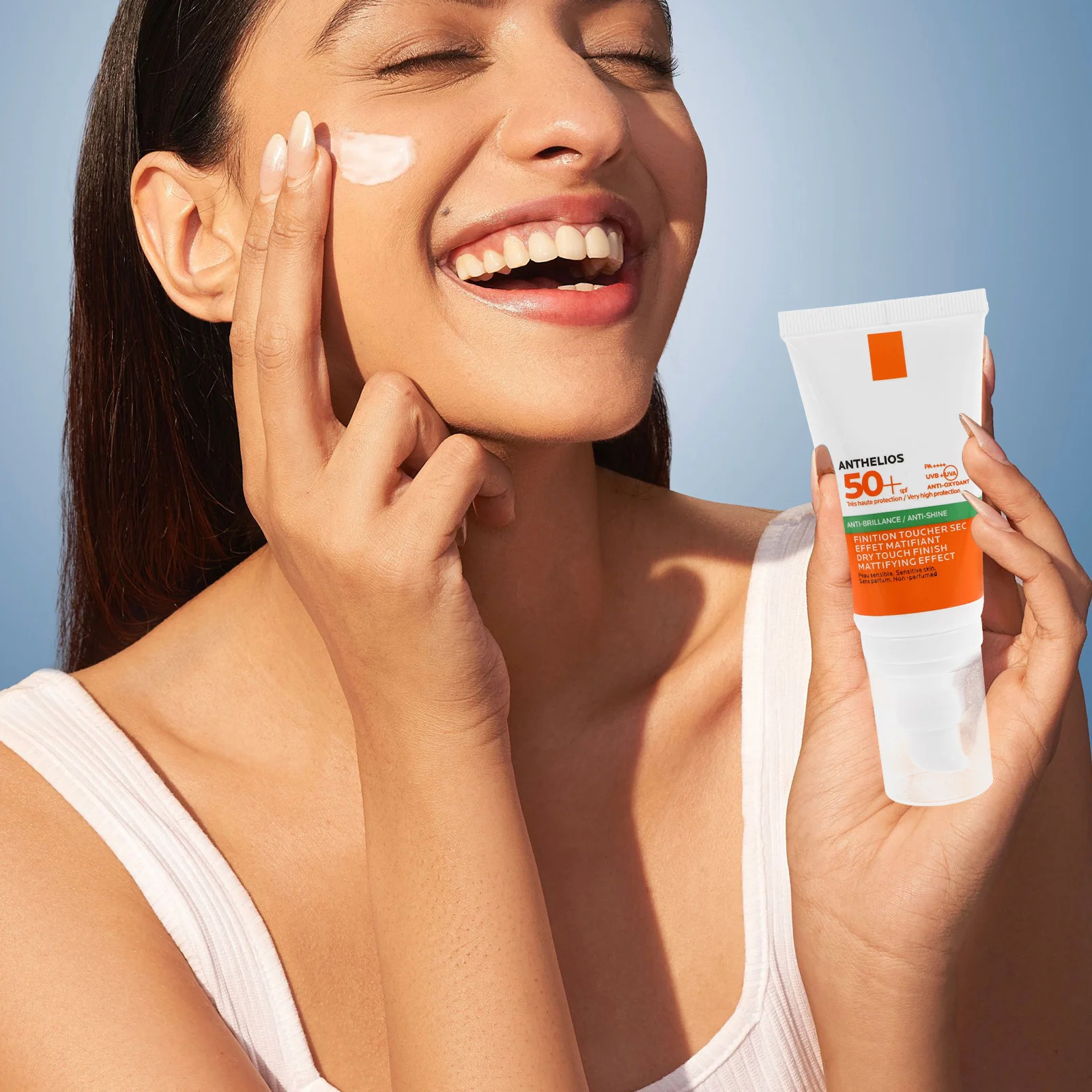 

Sunscreen Cream SPF50 Facial Moisturizer Oil Control Matte Finish Daily Protection Skin Care Lotion for All Types