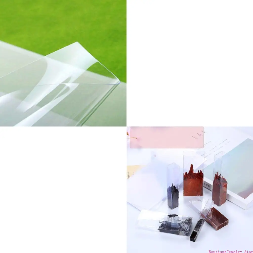 E1PE Rectangle Plastic Sealing Protective Film Clear Transparency Sheet Cutting