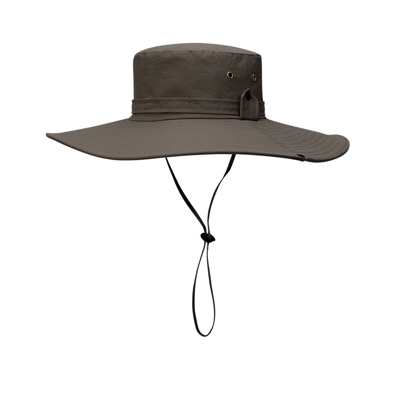 Neu! Für Männer Sonnenschutz Angeln Hut Sommer Atmungsaktive Mesh Camping Wandern Caps Anti-UV Sonnenhut Bergsteigen Caps