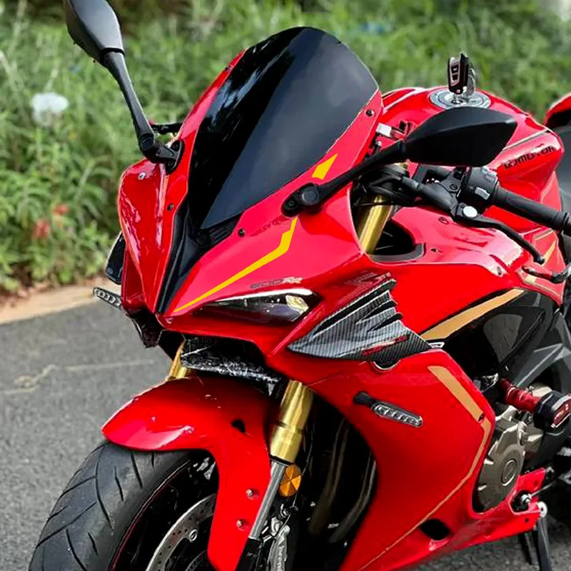 ل Quanjiang QJMOTOR 600rs ملصقات النهاية الأمامية مقاوم للماء حماية من الشمس عاكس دراجة نارية تعديل ملصقات الملحقات #4