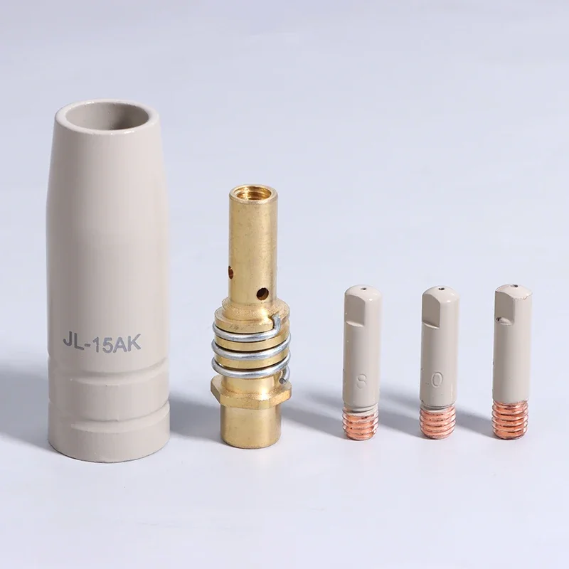 

3Pcs 15AK Coating Protection Nozzle 0.8/1.0/1.2MM Contact Tips Non-stick Welding Slag European Airless Nozzle