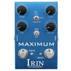 IRIN AN-41 Electric Guitar Effects Pedal MAXIMUM Overdrive Pedal Wild Overdrive Distortion Effect Effector Guitar Accessory