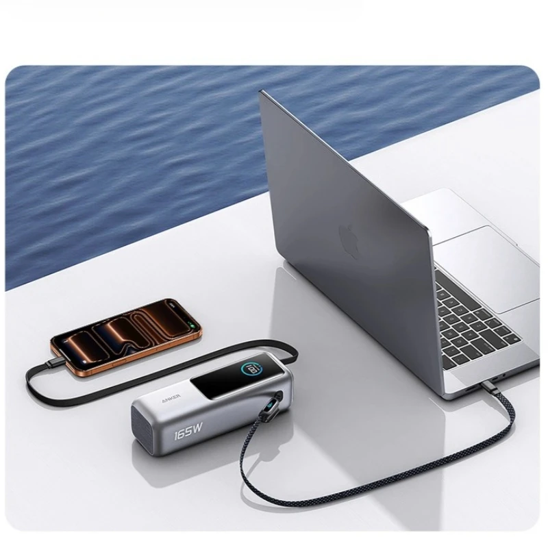 Anker 165 واط 25000 مللي أمبير قوة البنك CCC شهادة مقصورة الطاقة المسمونة على متن بنك الطاقة المحمول الشحن السريع آيفون 17