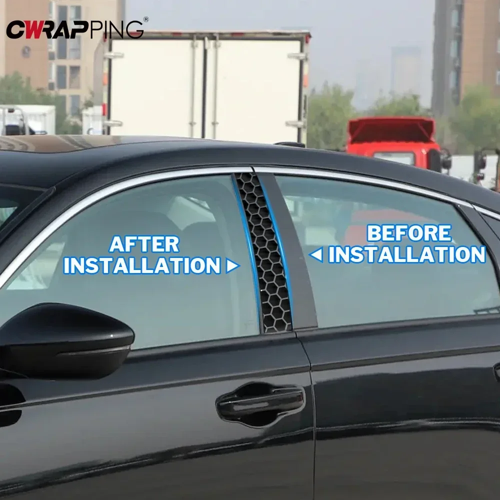 

Сотовая автомобильная наклейка, водонепроницаемая, устойчивая к царапинам, центральная колонна, самоклеящаяся, внедорожник, внешняя защитная наклейка